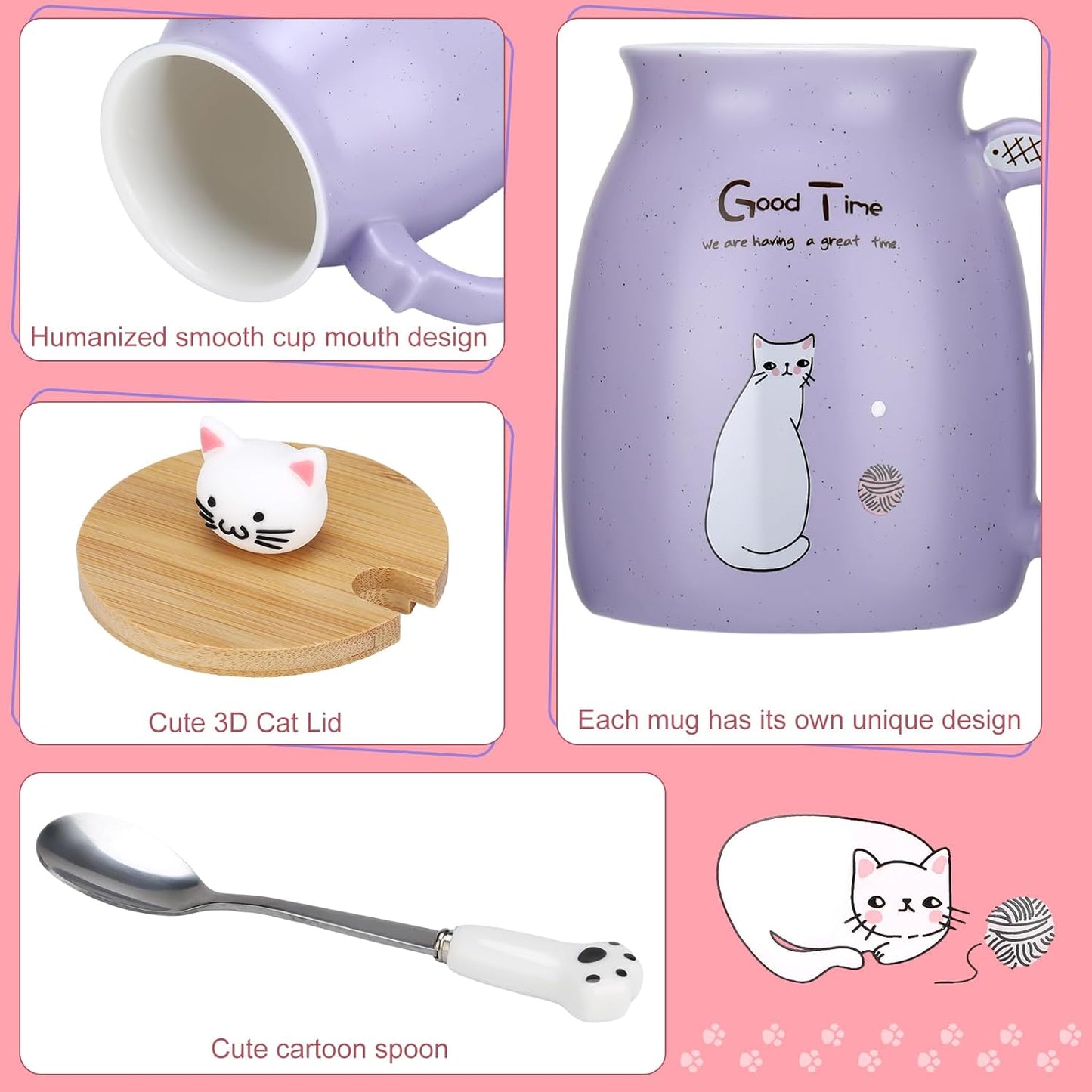 Kitty Kawaii Mugs