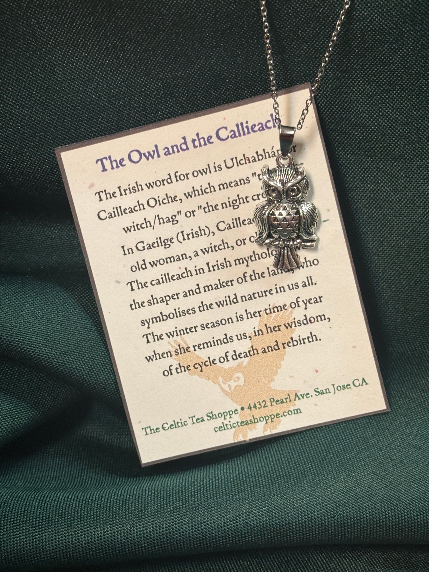 Owl Charm Necklace