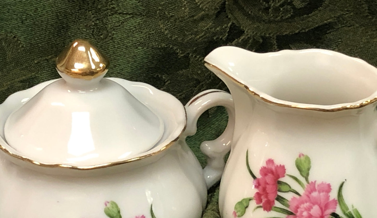 Mini tea set/demitasse set for 5