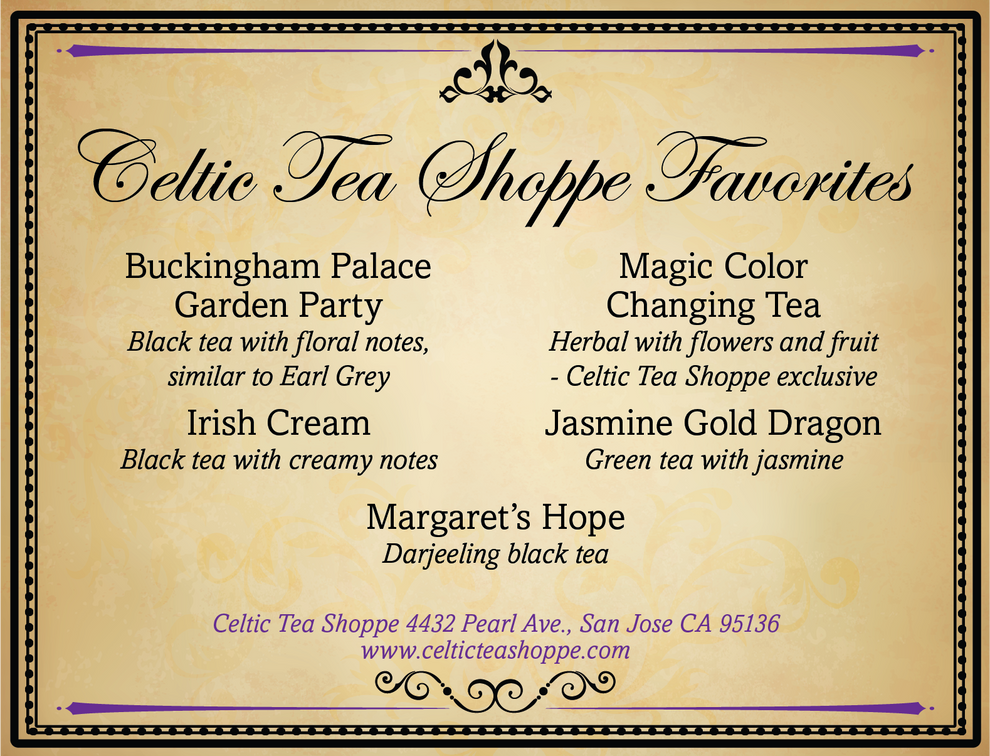 Tea Treasure Chest – The Celtic Tea Shoppe, Home of Artisan Candies