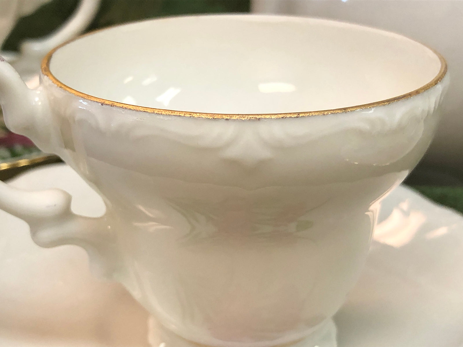 European Porcelain Demitasse Espresso Cup Gold Ceramic Turkish
