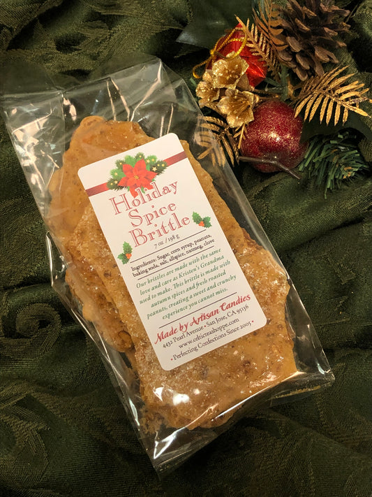 Holiday Spice Peanut Brittle